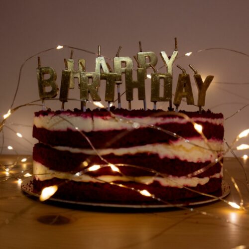 'Happy Birthday' Red Velvet Cake Design - 3 Ways!
